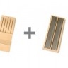 FIT Basic / Base - аксессуары к деревянным лоткам для столовых приборов, Германия, применение вставок
