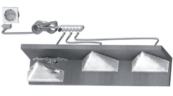 Светильник для освещения кухонных столешниц LD 7002 HV