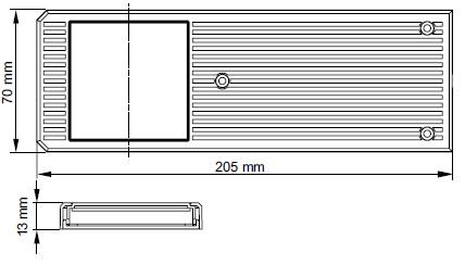 Светильник для освещения кухонных столешниц LD 8002