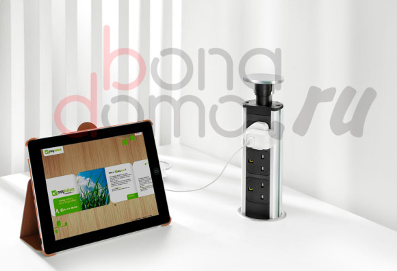 Встраиваемый блок розеток Move (Confurn, Германия) - пример