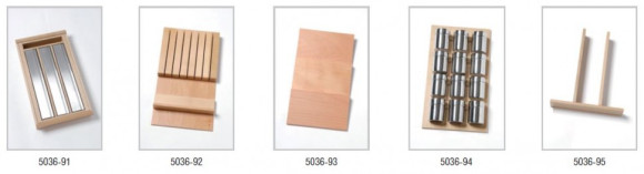 FIT Flex+ раздвижной деревянный лоток для столовых приборов, бук, аксессуары