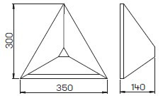 Уличный настенный светильник Albert серии 6041, Германия - размеры Уличный настенный светильник Albert серии 6041, Германия - размеры