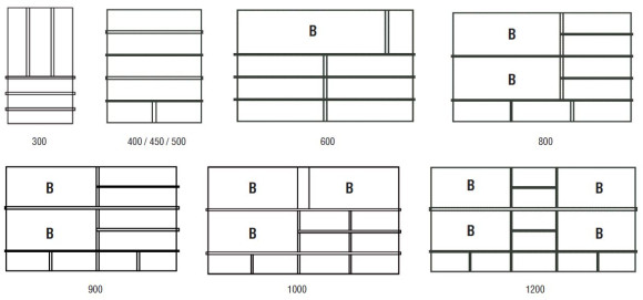 FIT Exclusive - деревянный лоток для столовых приборов, Германия, схема