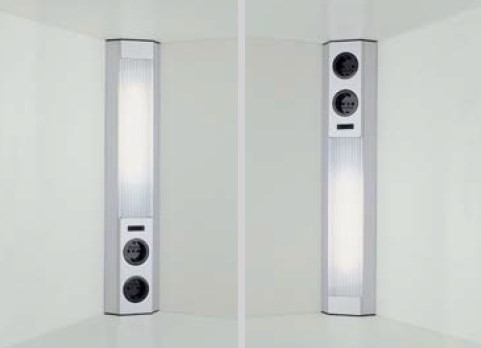 Кухонный светильник Gera System 2 VT для установки вертикально в угол ...