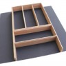 FIT Antislip - деревянный лоток для столовых приборов, крупным планом