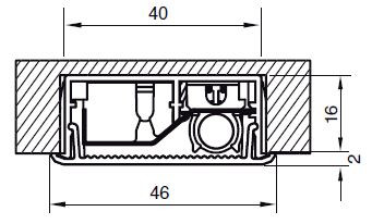 Врезные светильники LD 6000 EF