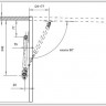 Мебельные газлифты Stabilus Lift-O-Mat, Германия - схема установки