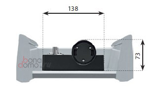 Встраиваемый блендер (миксер) Ritter ESM 50 - размеры 1