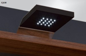 Мебельный светильник для верхнего монтажа над шкафами Sedici Top (CHF, Германия) - с хромированным корпусом