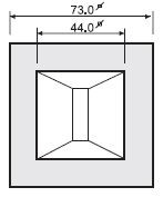 Врезные светильники Cubic 68
