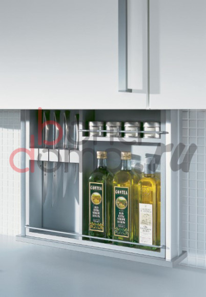 Orgalift - вертикальный ящик с электроприводом в кухню (Elco, Германия), с индивидуальной комплектацией, вар. 2