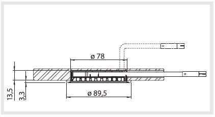 Врезные светильники LD 7003