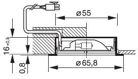 Врезные светильники LD 1.10-1