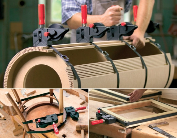 Струбцина (ленточный зажим) Bessey BAN700 - пример использования, ф.1