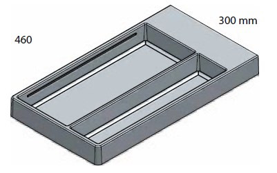 Agoform Separado - универсальный лоток для столовых приборов, Германия: размеры Agoform Separado - универсальный лоток для столовых приборов, Германия: размеры