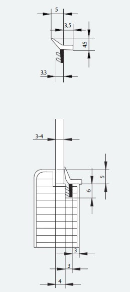 Профиль Nehl 780077 A, размеры