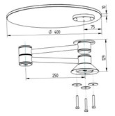 Поворотный столик Waltzing, EBB, Германия - размеры
