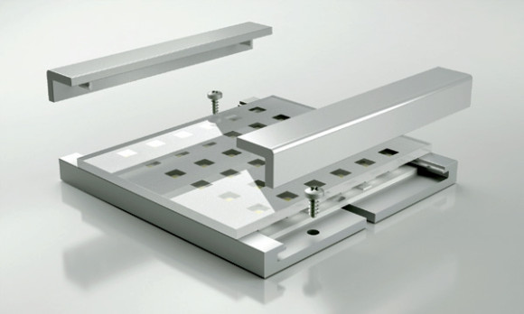 Светодиодный светильник Q-Pad (Hera, Германия) - конструкция