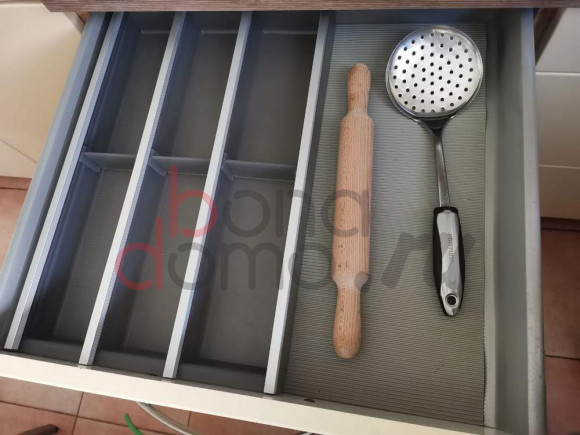 Аксессуары к лоткам для столовых приборов Ninka Cuisio - применение боковой стенки, 3