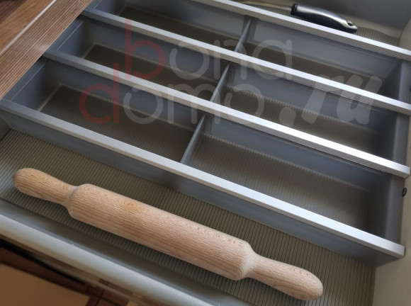 Аксессуары к лоткам для столовых приборов Ninka Cuisio - применение боковой стенки, 4