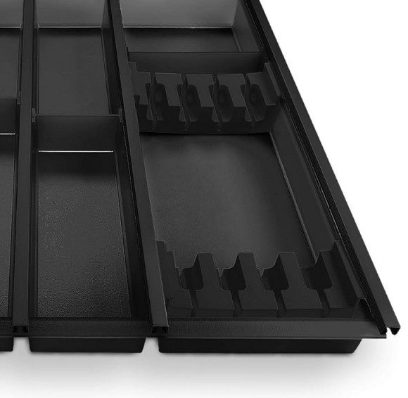 Аксессуары к лоткам Ninka Cuisio - держатель для 4-х ножей (в отделение Ш4), черный