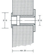 Крепление стеновой панели к стене