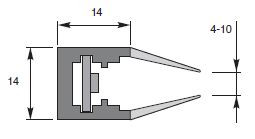 Leda - светодиодная подсветка стекла, Wessel, Германия, размеры