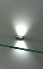 DoubLED - светодиодная внутренняя подсветка для установки на стекло, Koch, Германия
