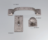 Мебельные ручки, серия 003, "античное олово",  Becker, Германия Мебельные ручки, серия 003, "античное олово",  Becker, Германия