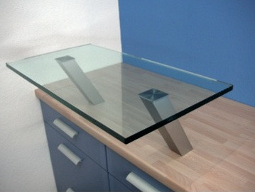 Барная консоль (опора) EBB Capri S, Германия - со стеклом