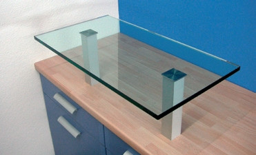 Барная консоль (опора) EBB Capri Glas, Германия -  в интерьере