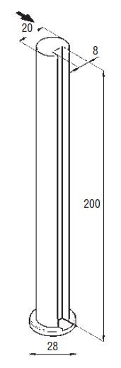 Защитный экран от брызг EBB Protect, Германия - размеры