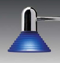 Светильник для монтажа над шкафами BL Glass (Hera, Германия) - синий опциональный плафон Светильник для монтажа над шкафами BL Glass (Hera, Германия) - синий опциональный плафон