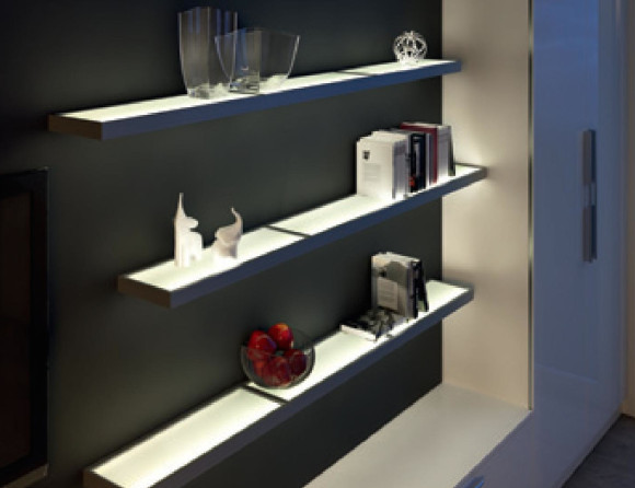 Светящаяся полочка ECO LED 40 / ECO LED 50 (Wipo, Германия) - в интерьере, ф.1.