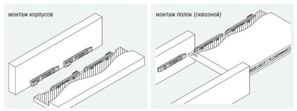 Соединитель Mini (Nehl, Германия) - схема монтажа