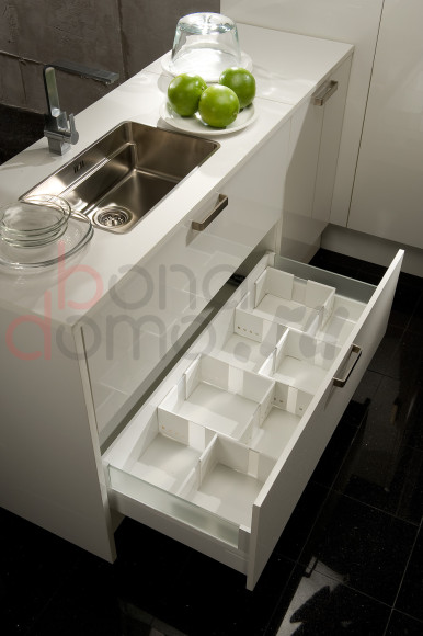 Ninka cuisioFLEX - система организации для глубоких ящиков, Германия, белый/белый, ф.1