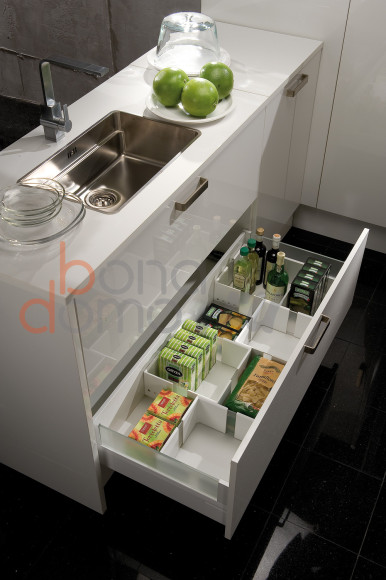 Ninka cuisioFLEX - система организации для глубоких ящиков, Германия, белый/белый, ф.3