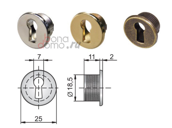 Замочные скважины Lehmann IC, арт. ххх 575 300 (никель, золото, бронза) Замочные скважины Lehmann IC, арт. ххх 575 300 (никель, золото, бронза)