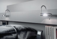 Прикроватный светильник для монтажа на спинку кровати Milano (Hera, Германия)