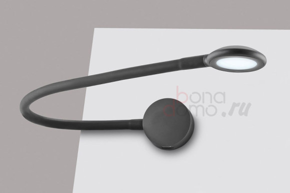 Прикроватный светильник с USB-зарядкой для гаджетов, Klebe, Германия - черный