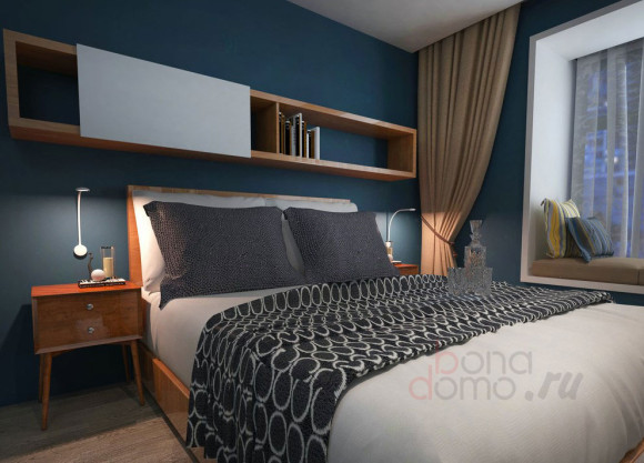 Прикроватный светильник с USB-зарядкой для гаджетов, Klebe, Германия - в интерьере