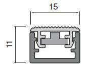 Профиль для светодиодных пластин Wella и лент Wella-Flex, 3912-90