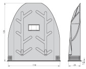 Полкодержатель Nova 20 Полкодержатель Nova 20