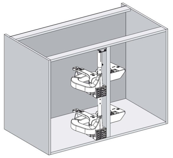 Ninka PowerSlide Magnia - карусель для углового шкафа, Германия, схема, правое исполнение