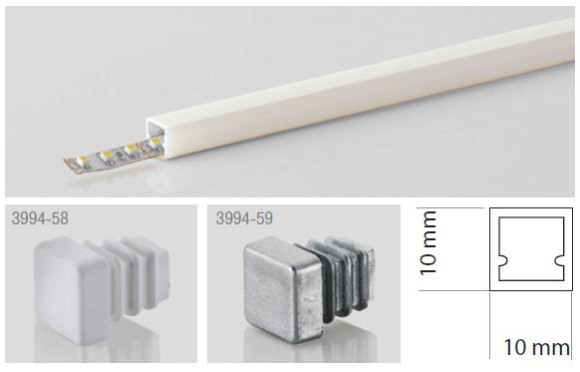 Профиль для светодиодных пластин Wella и лент Wella-Flex, 3914-60