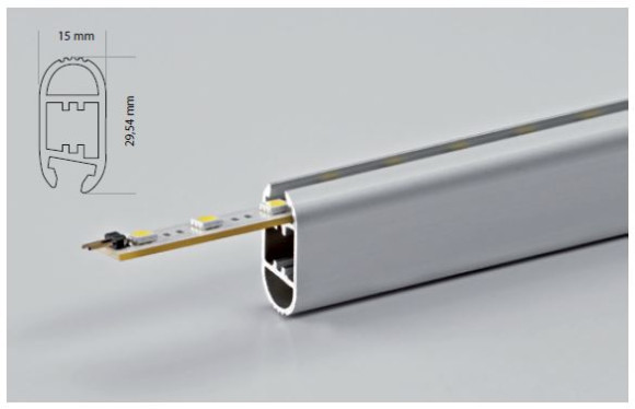 Профиль для светодиодных пластин Wella и лент Wella-Flex, 3914-60