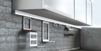 Groove - алюминиевый профиль-рейлинг с подсветкой для кухонной столешницы (Schuco, Германия), отдельными комплектующими