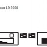 Люминесцентный светильник LD 2000, встраиваемый (Elektra, Германия) - схема подключения