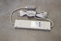 Блок питания для галогенных светильников, 12V AC, 150W, Mini-AMP x6