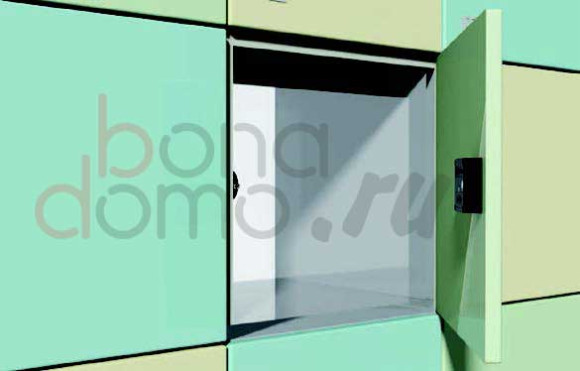 Компактный RFID замок CAPTURA (Lehmann, Германия) - в шкафу